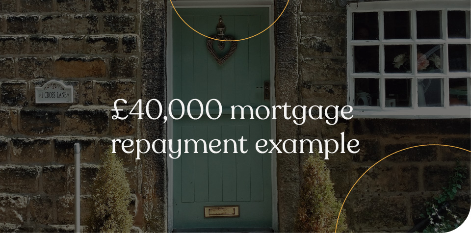 £40,000 mortgage repayment
