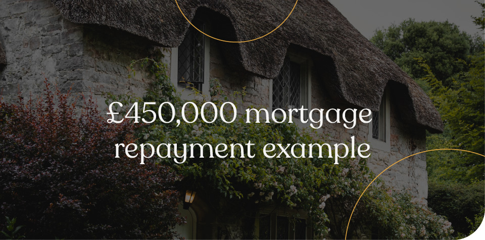 £450,000 mortgage repayment
