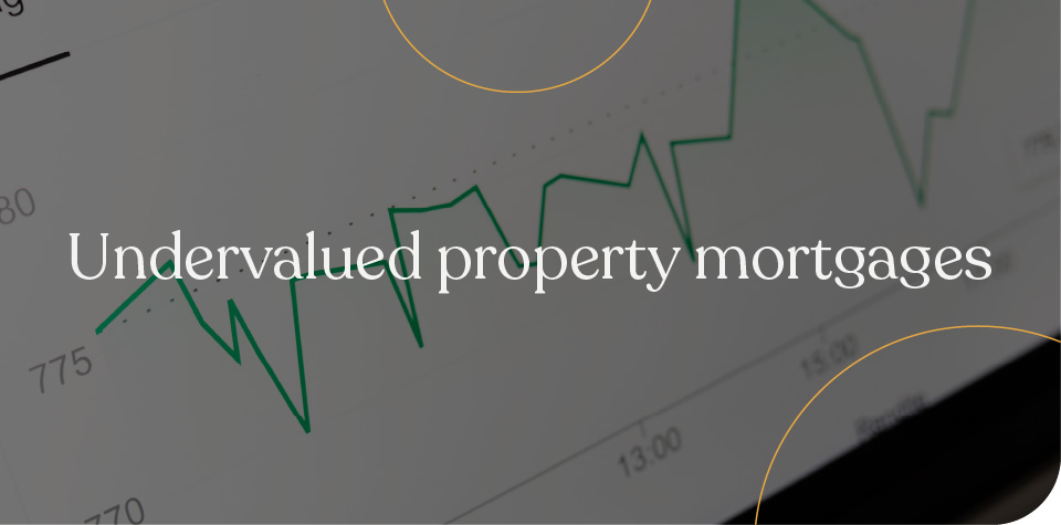 Undervalued property mortgages