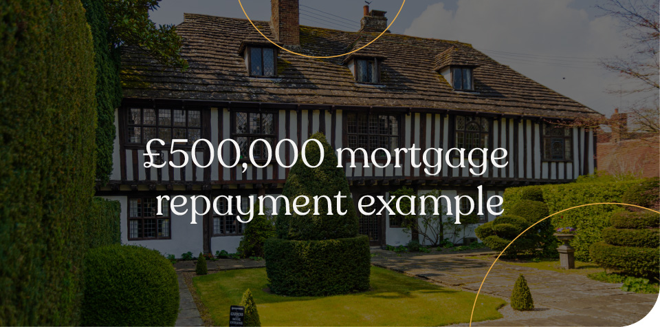 £500,000 mortgage repayment example