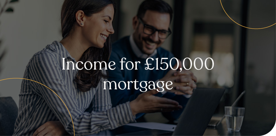 Income for £150,000 mortgage