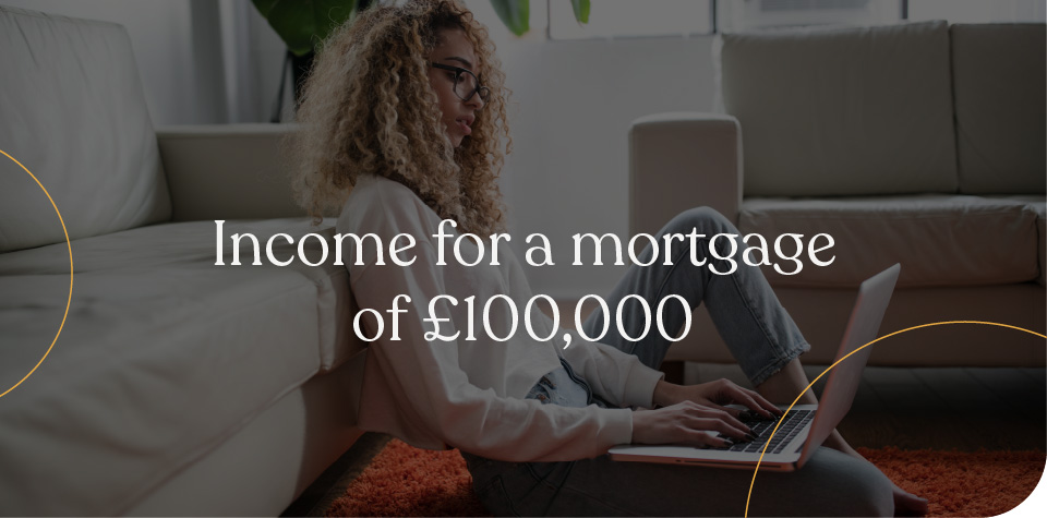 Income for a mortgage of £100,000?