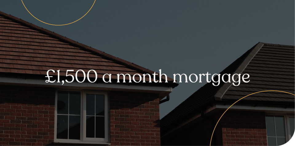 £1500 a month mortgage