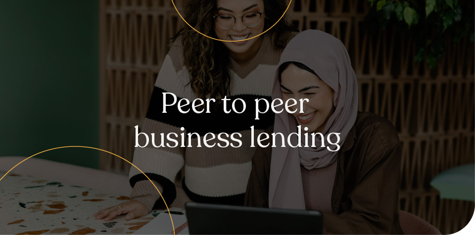 Peer to peer business lending