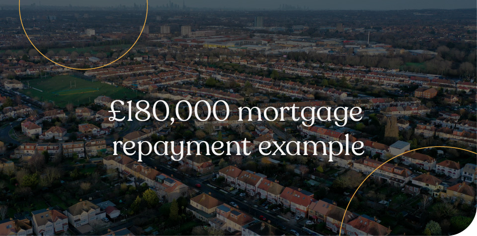 £180,000 mortgage repayment example