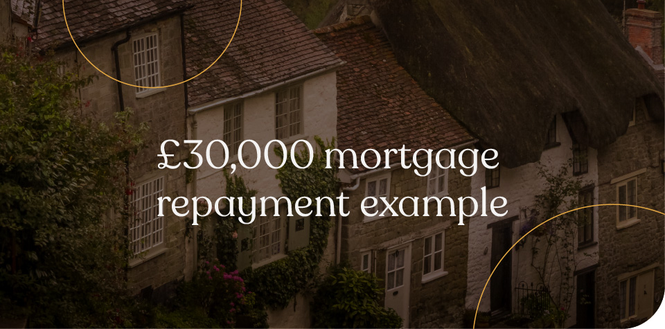 £30,000 mortgage repayment