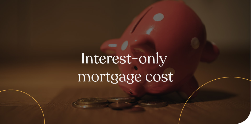 Interest-only mortgage cost
