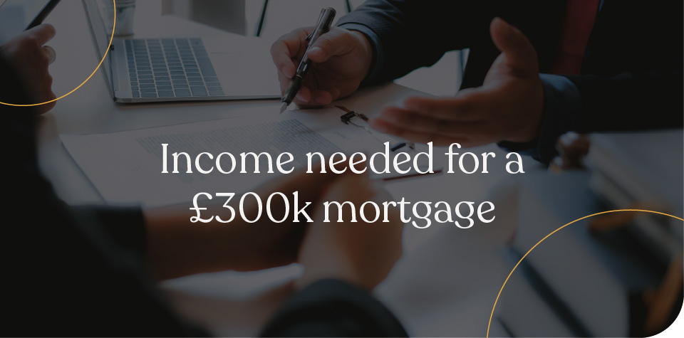 Income needed for a 300k mortgage