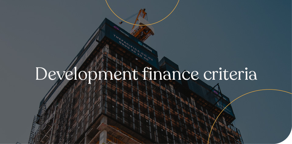 Development finance criteria